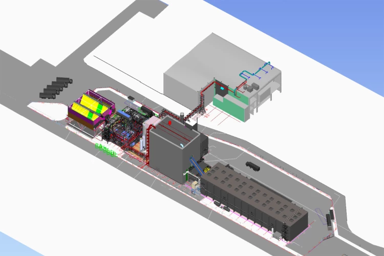 Planungsleistung für den Neubau eines Biomasse-Heizkraftwerks