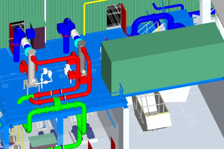 Planungsleistung für eine Heizwasserauskopplung im Biomassekraftwerk Fechenheim (BKF) und Einspeisung in das Fernwärmenetz (Heikos BKF)