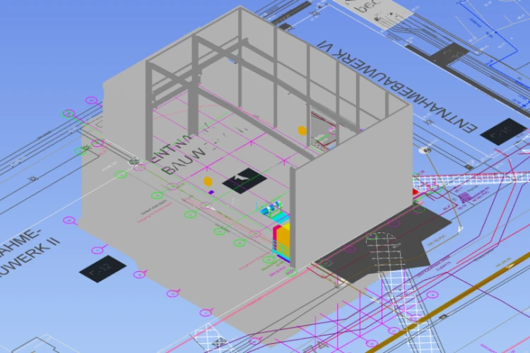 Planungsleistungen für die Kühlwasserversorgung dreier Rechenzentren durch die Entnahme von Flusswasser